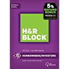 H&R Block Tax Software Deluxe + State + 5% Refund Bonus Offer [PC Download] 2017