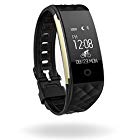 Smart Band: Heart Rate Monitor Fitness Activity Tracker Watch Step Walking Sleep Counter Wireless Wristband Pedometer Exercise Tracking Sweatproof Sports Bracelet ALL iPhone ALL Android Smart Phones