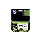 HP Cyan, Magenta & Yellow Original Ink Cartridges, 3 Cartridges (T0A38AN) 902