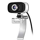 GUCEE HD96 HD Webcam with Tripod Ready Base (Tripod Not Included), Web Camera HD Microphone Wide Angle USB Plug and Play, Widescreen Calling Recording for Skype, Win 7 / 8 / 10, Apple Mac OS X 720P