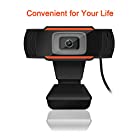 Usb Webcam, Cimkiz Plug and Play Web Camera with Microphone for Video Calling and Recording for PC Desktop Laptop Mac A870