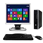 HP Elite Computer, C2D 3.0, New 4GB, 160GB, DVDRW, WiFi, 17-inch Monitor LCD (Certified Refurbished)