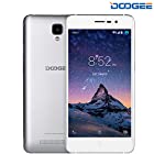 DOOGEE X10, Unlocked Cell Phones – Dual Sim Smartphone With 5.0″ IPS Display – Android 6.0 – 8GB ROM – 2MP+5MP Dual Camera – 3360mAh Battery – GSM Unlocked Phone International – Silver(no ads)