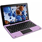 RCA Viking Pro 10.1″ 2-in-1 Tablet 32GB Quad Core Purple Laptop Computer with Touchscreen and Detachable Keyboard Google Android 5.0 Lollipop