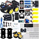 Elegoo EL-KIT-012 UNO Project Smart Robot Car Kit V 3.0 with UNO R3, Line Tracking Module, Ultrasonic Sensor, Bluetooth Module